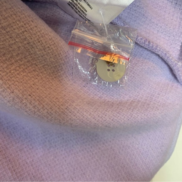 RD Style Lavender Purple Blaire Shacket Longsleeve Shirt Jacket Women's Medium - Picture 13 of 16